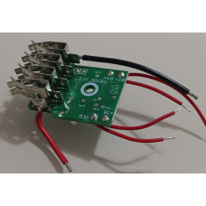 Плата защиты и контроля заряда (BMS) JJY-BD18V для аккумуляторов Hammer / Bossman (18V-21V)