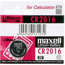 CR2016 3V Maxell батарейка литиевая