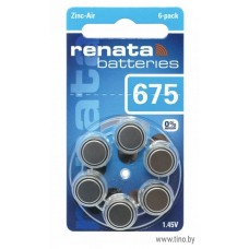 Батарейки ZA675 (PR44), Renata