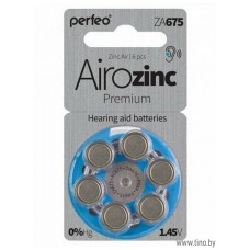 Батарейки для слуховых аппаратов ZA675 (PR44), Perfeo