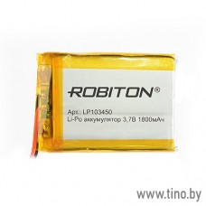 1800mAh 3.7V литий-полимерный аккумулятор LP103450 Robiton