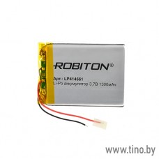Литий-полимерная батарея 1300mAh 3.7V Robiton LP414661