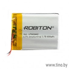 Li-pol аккумулятор LP443442 600mAh 3.7V Robiton