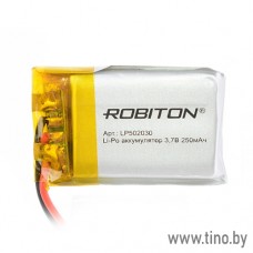 Аккумулятор Li-pol LP502030 250mAh 3.7V Robiton