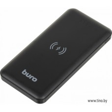 Мобильный внешний Li-Pol аккумулятор 10000 мАч Buro BPW10E черный