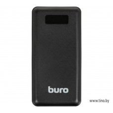 Портативный внешний Li-Pol аккумулятор 30000 мАч Buro BPF30D черный