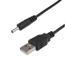 Переходной кабель 1,5м, USB вилка - разъем питания 1,4х3,4 мм, Rexant