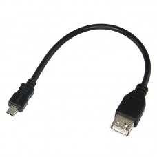 Переходник 0,2м вилка micro USB - гнездо USB A 2.0, Rexant