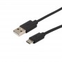 Кабель-переходник 1,8м, штекер micro USB - штекер USB A 2.0, черный Rexant