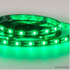 Зеленая LED лента 12V силиконовая, 8 мм, IP65, 60 LED/m
