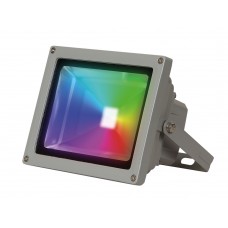 Цветной прожектор PFL-10W/RGB-RC/GR светодиодный JAZZWAY IP65