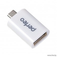 Адаптер USB гнездо - microUSB вилка, Perfeo PF-VI-O002