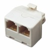 Телефонный двойник 6P-4C (штекер - 2 гнезда), Rexant 03-0031