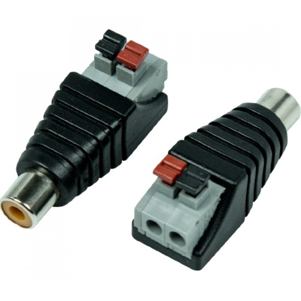 РАЗЪЕМ гн RCA с быстрозажимной колодкой REXANT 14-0414-2