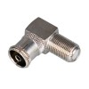Переходник гнездо F - гнездо TV угловой PROconnect 05-4312-4