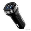 Зарядное в прикуриватель HOCO Z40 2USB 2.4A черное