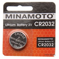 Батарейка литиевая CR2032 Minamoto