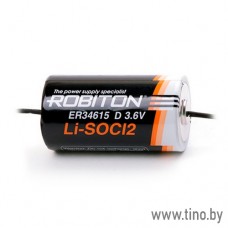 Батарейка литий-тионилхлоридная ER34615-AX Robiton с выводами