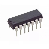 Микросхема MN4002B DIP-14 (Два элемента 4-ИЛИ-НЕ, производитель Panasonic / Matsushita)