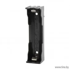 Отсек для аккумуляторов 18650, Robiton Bh1x18650/pins с выводами для пайки