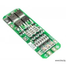 Контроллер зарядки аккумуляторов, BMS 3S 20A