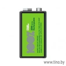 Аккумулятор 9V (крона) 200mAh PeakPower 20R8H-2U1
