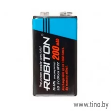Аккумулятор 9V (крона) 200mAh Robiton