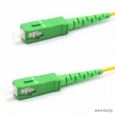 Патч-корд оптический, 1м соединительный SC/APC-SC/APC, (Simplex)