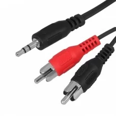 Шнур переходник 3м Jack 3,5 мм стерео - 2 RCA вилка Rexant