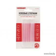 Стержни клеевые d-7,4 мм, L-100 мм, прозрачные (упак. 12 шт.) REXANT