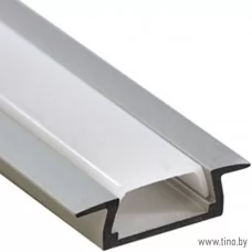 Профиль PAL 2206 (2метра) врезной анодированный, JAZZWAY