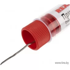 Припой без флюса ПОС-61 REXANT, 10 г, Ø1.0 мм в колбе