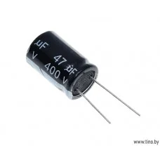 Конденсатор 47мкФ 400В 105C RNM, JWCO 16х25мм